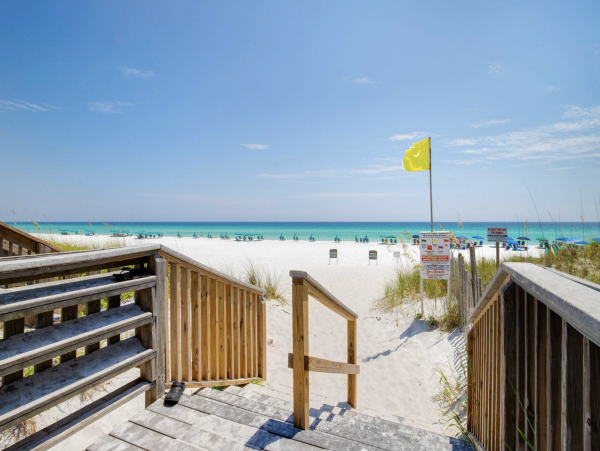 Oceanfront Townhome in Destins Gated Gulf Front South Bay Community